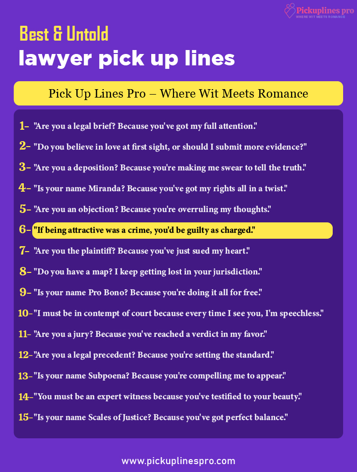 Lawyer Rizz Lines