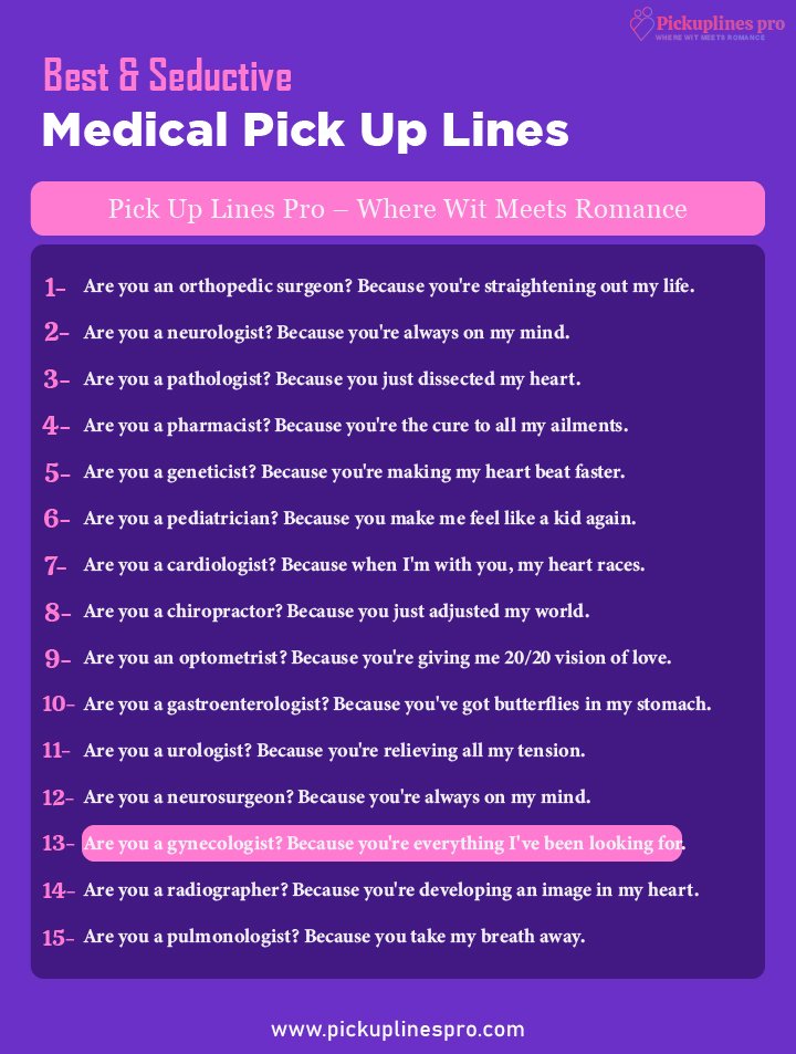 Medical Rizz Lines