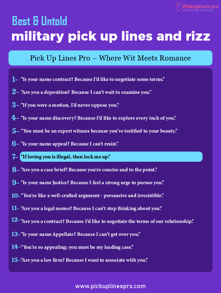 Army Pick Up Lines