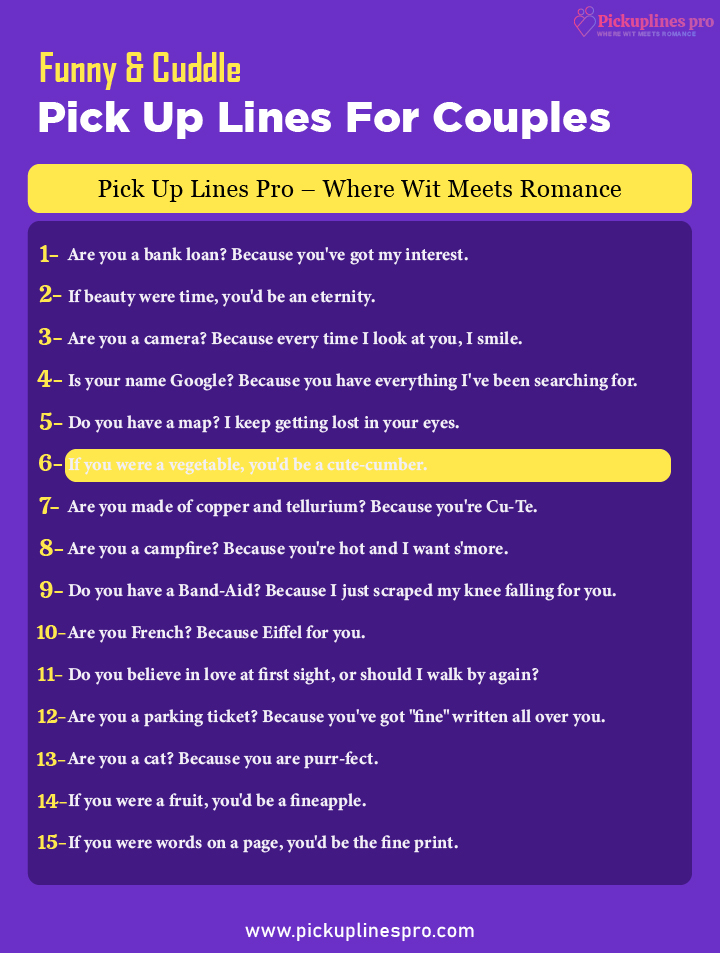 Romantic Pick Up Lines And Rizz Lines For Couples