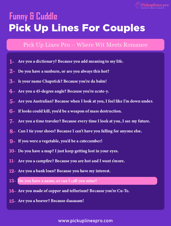 Rizz Lines For Couples