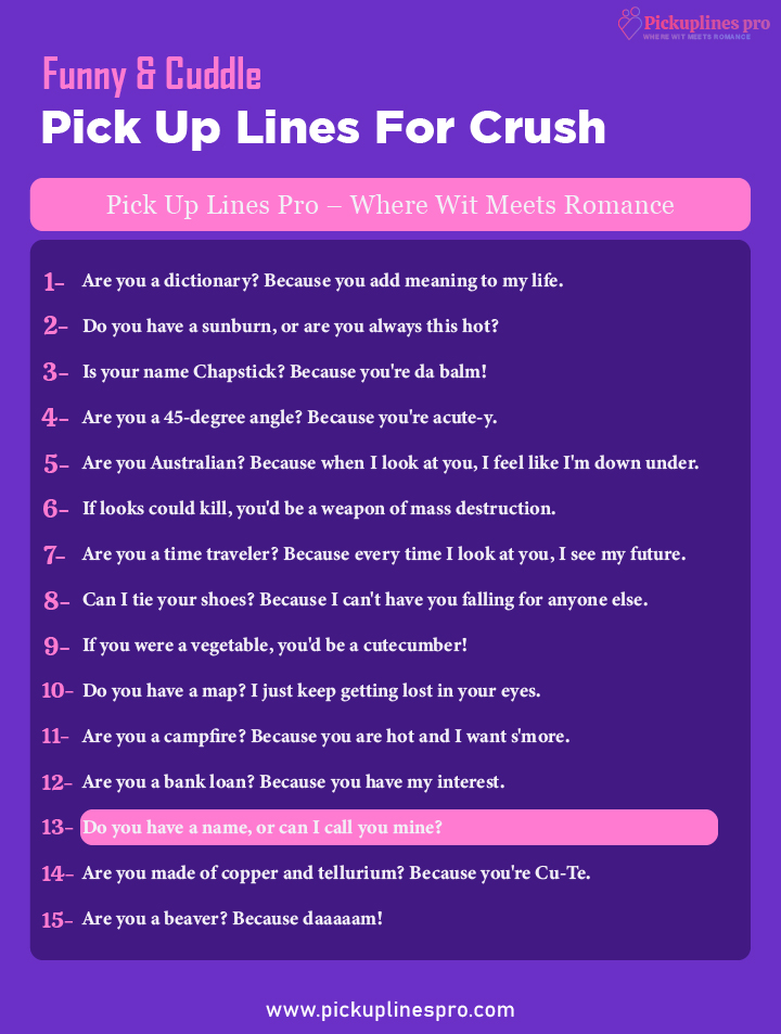 Rizz Lines For Crush