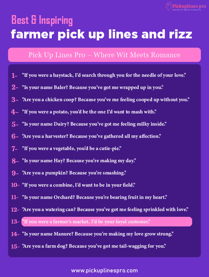 Farmer Rizz Lines